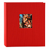 Классика 60 стр. 26х30 под уголки с окном, красный 27890 (арт.5-42598)
